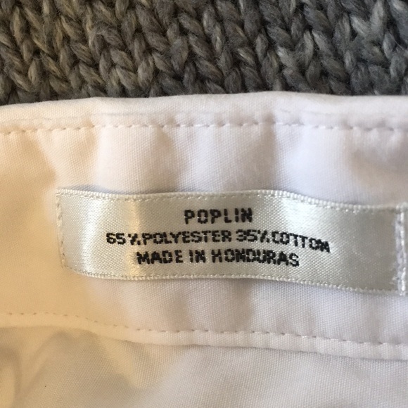 Vanheusen Poplin White Dress Shirt - Picture 5 of 5